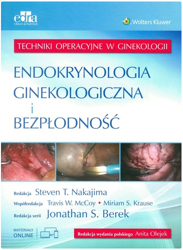 Okładka książki z zakresu endokrynologii i ginekologii.